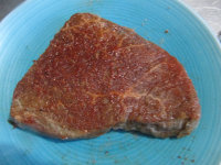 香煎牛排面包片的做法步骤4