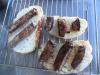 香煎牛排面包片的做法步骤13