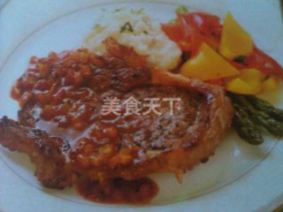 烛光晚餐不能少的香煎牛排的做法步骤：4