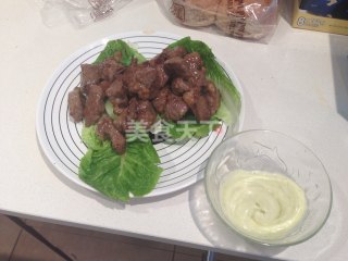 日式芥末牛肉粒的做法步骤：5