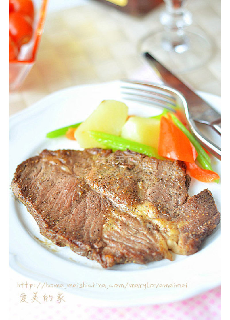 简单三步吃上脑牛排--极简版黑椒上脑牛排的做法