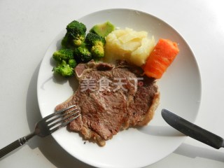 家庭牛排的做法步骤：3