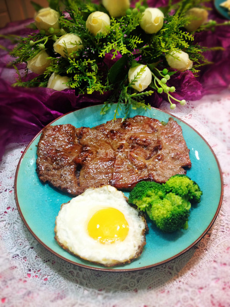 上脑牛排的做法