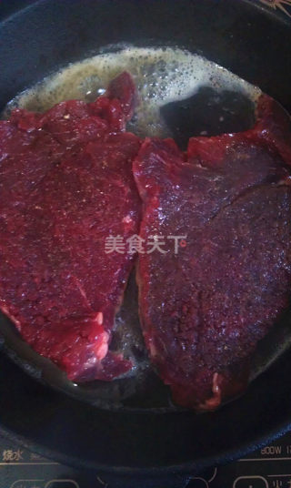 黑椒上脑牛排的做法步骤：4