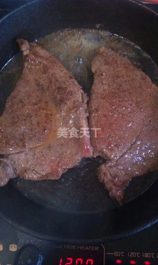 黑椒上脑牛排的做法步骤：5