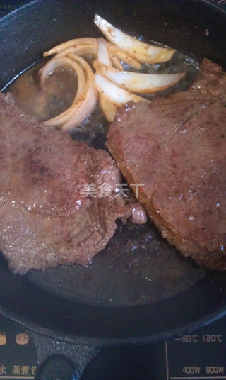 黑椒上脑牛排的做法步骤：6