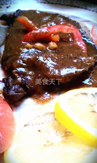 黑椒上脑牛排的做法步骤：9