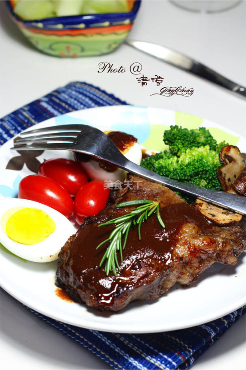 美式简易版懒人西冷牛排的做法