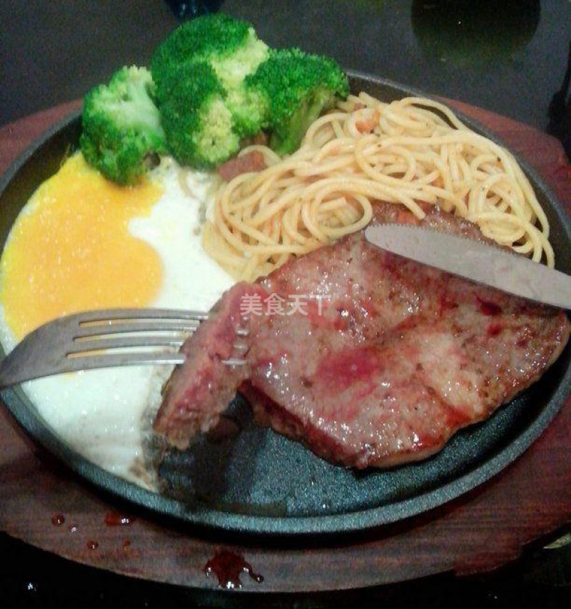 牛排晚餐---情人节自制烛光晚餐的做法