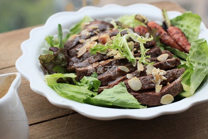 杏仁红酒菲力牛排的做法