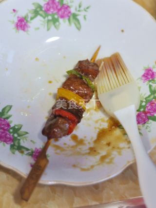 彩椒牛肉串的做法步骤：7