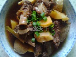 土豆炖牛排骨的做法步骤：4