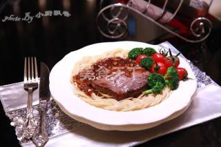 牛排意面的做法步骤：13