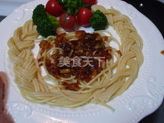 牛排意面的做法步骤：9