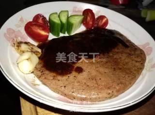 黑椒上脑牛排的做法步骤：8