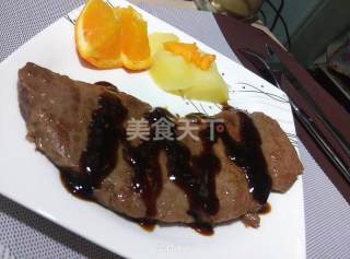 黑椒西冷牛排的做法步骤：6