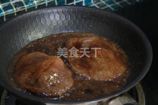 虫草花蚝油菲力牛排的做法步骤：6