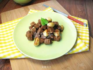 黑椒蒜子牛肉粒的做法步骤：15