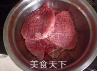 空炸上脑牛排的做法步骤：2