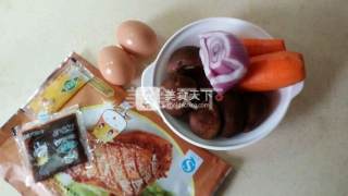 牛肉粒炒饭的做法步骤：1