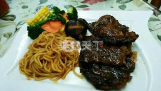 黒椒牛排的做法步骤：7