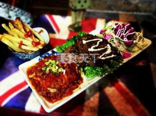 黑椒浇汁煎牛排的做法步骤：8