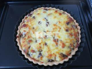 板栗牛肉粒咸派的做法步骤：30