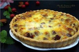 板栗牛肉粒咸派的做法步骤：31