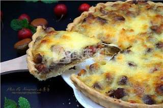 板栗牛肉粒咸派的做法步骤：33