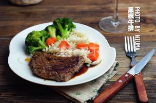 黑椒菲力牛排的做法步骤：8