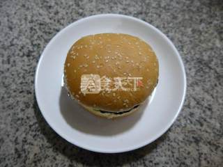青瓜牛排汉堡的做法步骤：6