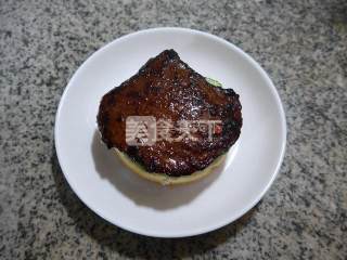 青瓜牛排汉堡的做法步骤：5