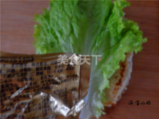 飞饼卷牛排的做法步骤：7