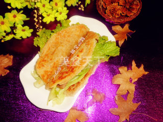 飞饼卷牛排的做法步骤：9