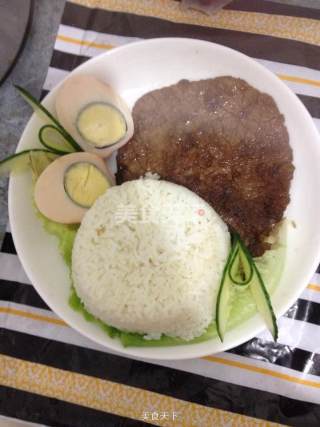 松仁玉米牛排的做法步骤：13